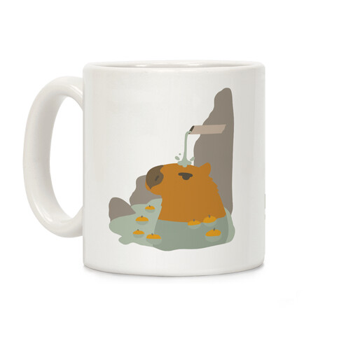 Capybara Hot Spring Coffee Mug