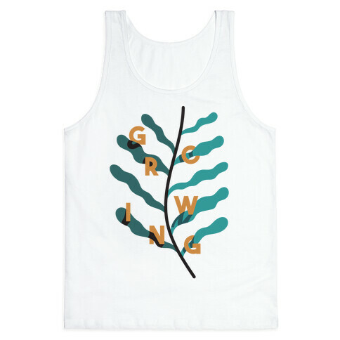 Growing Plant Frond Tank Top