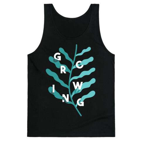 Growing Plant Frond Tank Top