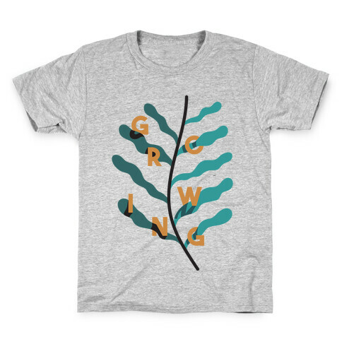 Growing Plant Frond Kids T-Shirt