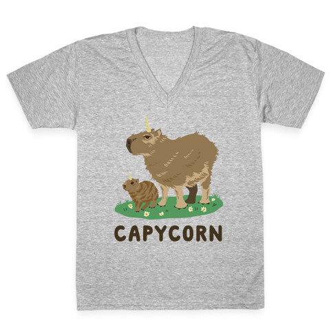 Capycorn V-Neck Tee Shirt