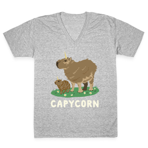 Capycorn V-Neck Tee Shirt