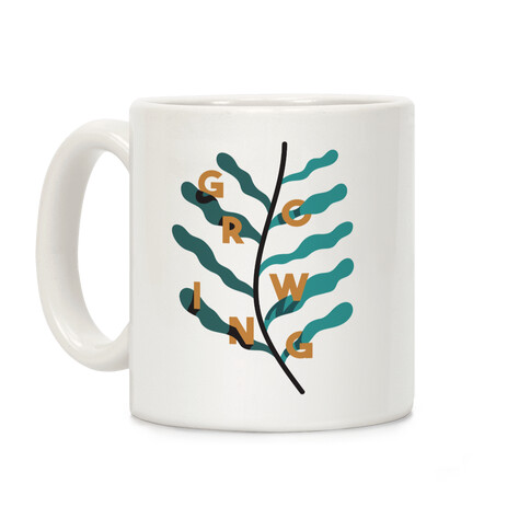 Growing Plant Frond Coffee Mug