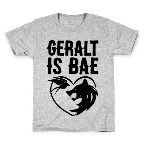 Geralt Is Bae Parody Kids T-Shirt