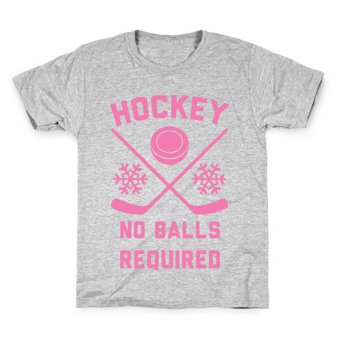 Hockey No Balls Required Kids T-Shirt