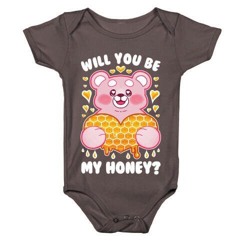 Will You Be My Honey? Baby One-Piece