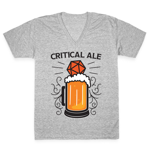Critical Ale V-Neck Tee Shirt