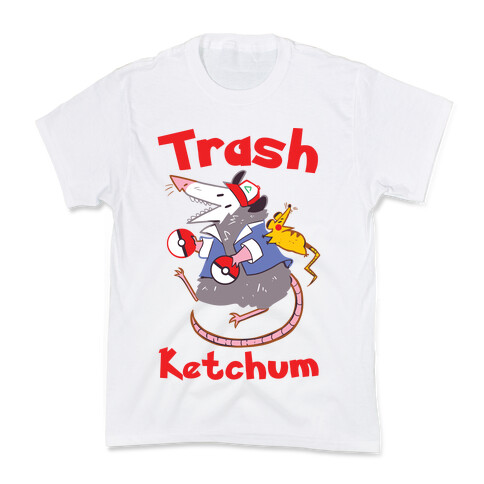 Trash Ketchum Kids T-Shirt