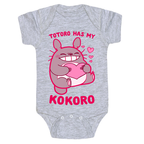 Totoro Has My Kokoro Baby One-Piece