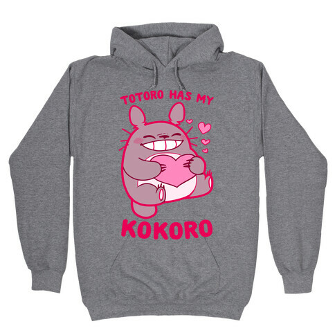 Totoro Has My Kokoro Hooded Sweatshirt