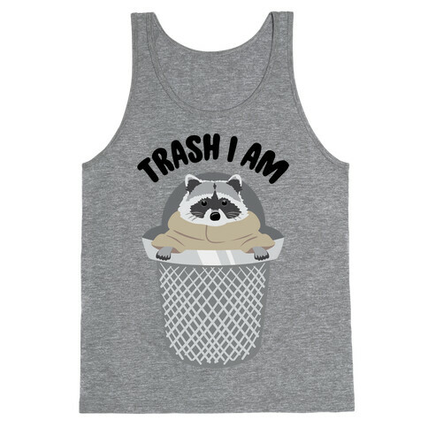 Trash I Am Raccoon Baby Yoda Parody Tank Top