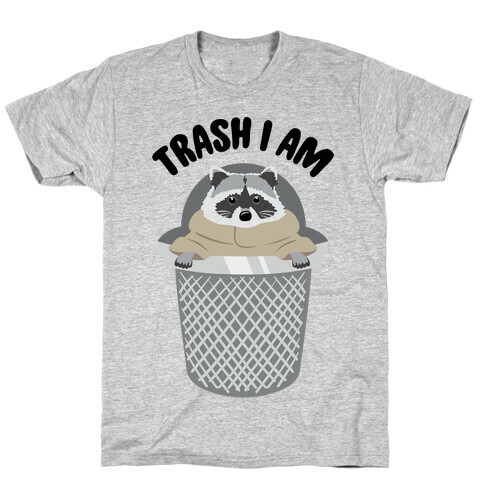 Trash I Am Raccoon Baby Yoda Parody T-Shirt