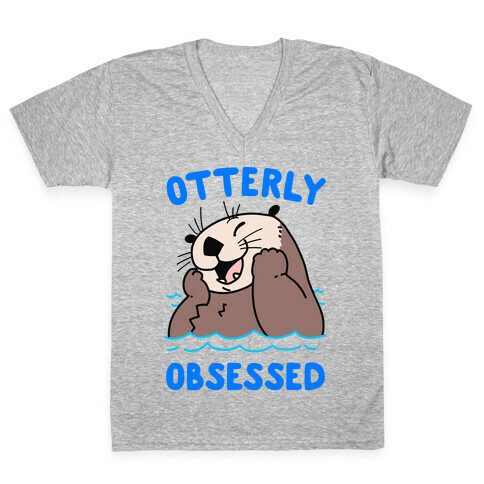 Otterly Obsessed V-Neck Tee Shirt