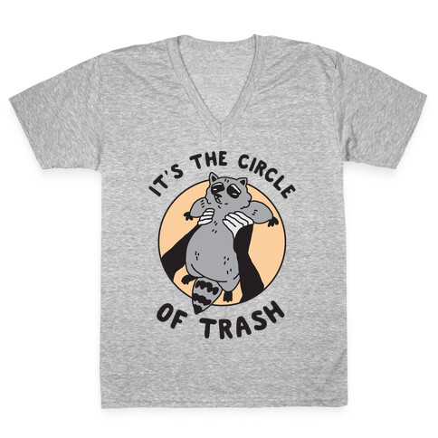 Circle of Trash V-Neck Tee Shirt