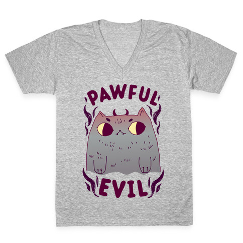 Pawful Evil V-Neck Tee Shirt