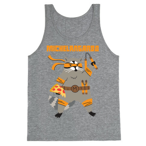 Michelangarbo (Michelangelo Raccoon) Tank Top