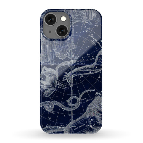 Blue and White Constellations Phone Case