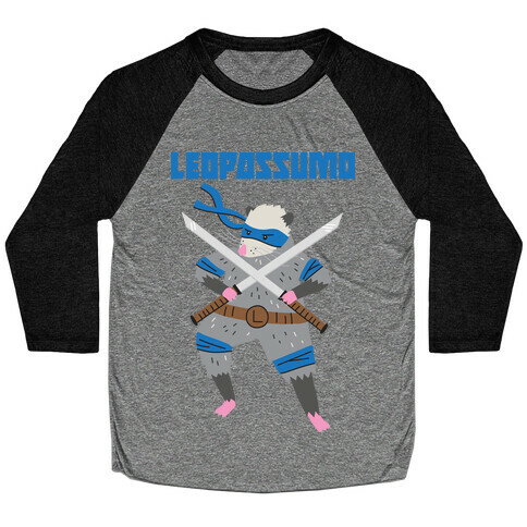 Leopossumo (Leonardo Opossum) Baseball Tee