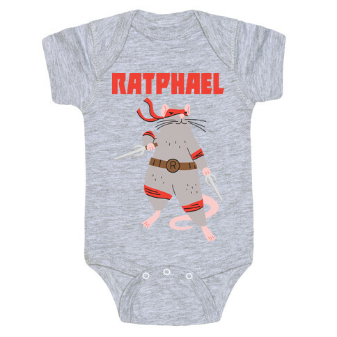 Ratphael (Raphael Rat) Baby One-Piece