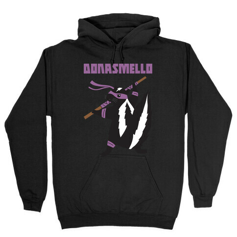 Donasmello (Donatello Skunk) Hooded Sweatshirt