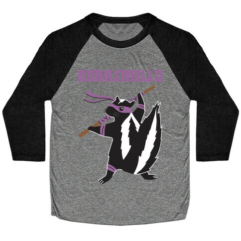 Donasmello (Donatello Skunk) Baseball Tee