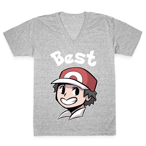 Best Frenemies (Red) V-Neck Tee Shirt