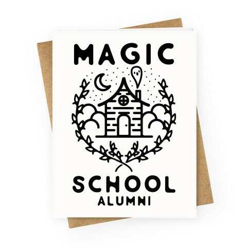 Magick School Alumni Greeting Card