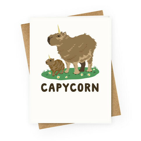 Capycorn Greeting Card