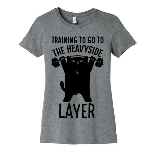 Training To Go To The Heavyside Layer Parody Womens T-Shirt