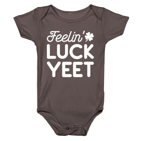 Feelin' LuckYEET St. Patrick's Day Baby One-Piece