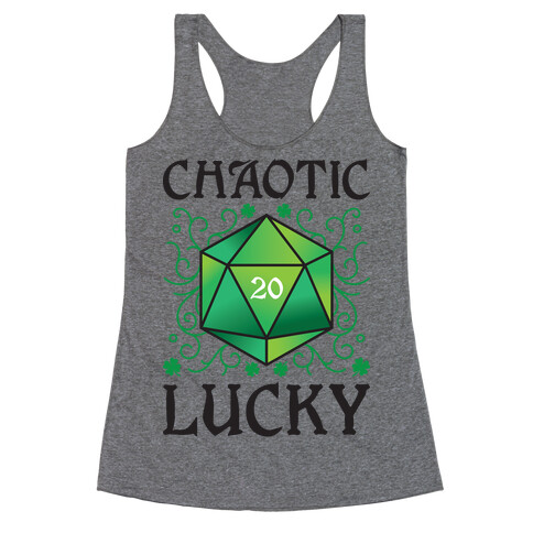 Chaotic Lucky Racerback Tank Top