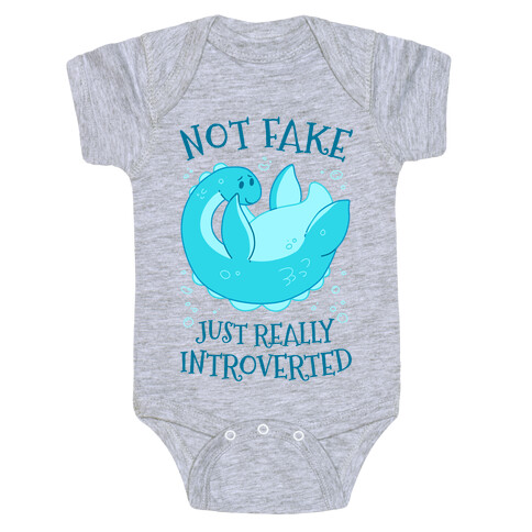 Not Fake, Just Really Introverted Baby One-Piece