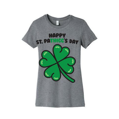 Happy St. Pathicc's Day Butt Clover Womens T-Shirt