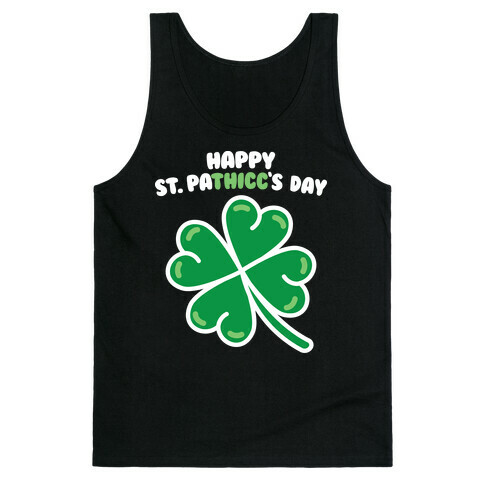 Happy St. Pathicc's Day Butt Clover Tank Top