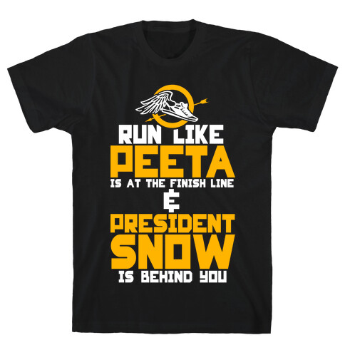 Run Like Peeta Is At The Finish Line T-Shirt