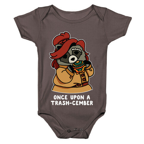 Once Upon a Trash-Cember Raccoon Anastasia  Baby One-Piece