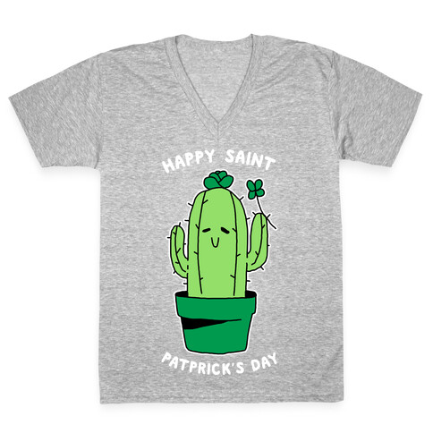 Happy Saint Patprick's Day V-Neck Tee Shirt