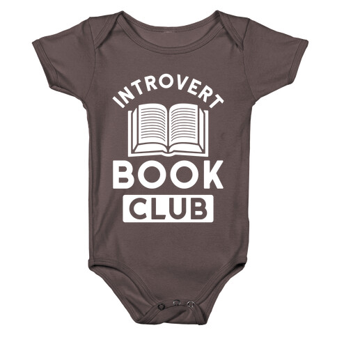 Introvert Book Club Baby One-Piece