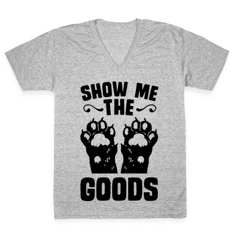 Show Me The Goods V-Neck Tee Shirt
