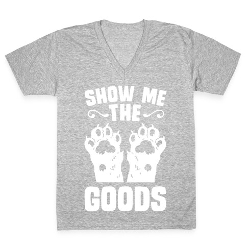 Show Me The Goods V-Neck Tee Shirt