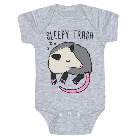 Sleepy Trash Opossum Baby One-Piece