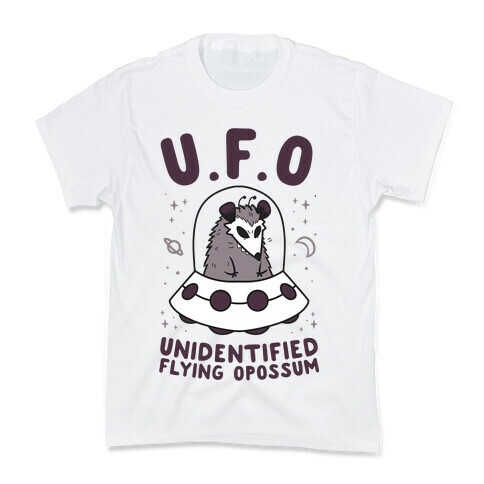 Unidentified Flying Opossum Kids T-Shirt