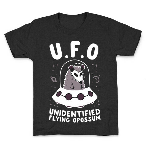 Unidentified Flying Opossum Kids T-Shirt