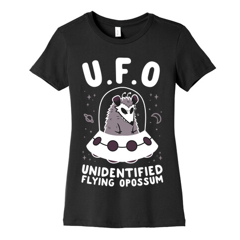 Unidentified Flying Opossum Womens T-Shirt