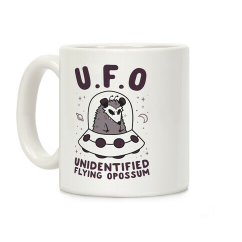 Unidentified Flying Opossum Coffee Mug