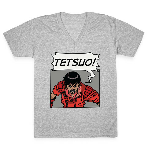Kaneda Screaming Tetsuo (1 OF 2 PAIR) V-Neck Tee Shirt