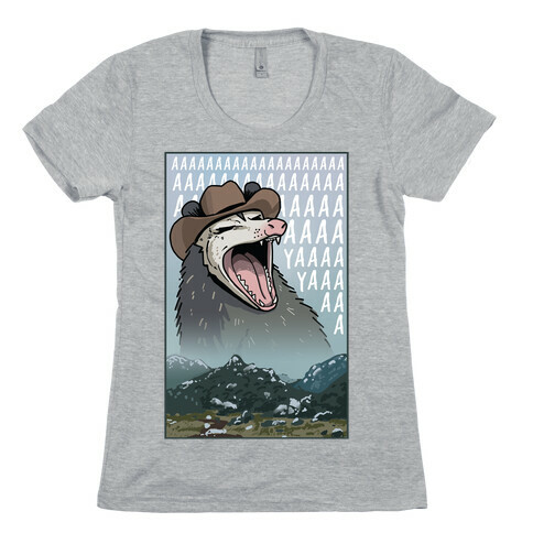 Big Enough Possum  Womens T-Shirt