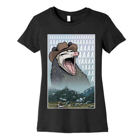 Big Enough Possum  Womens T-Shirt