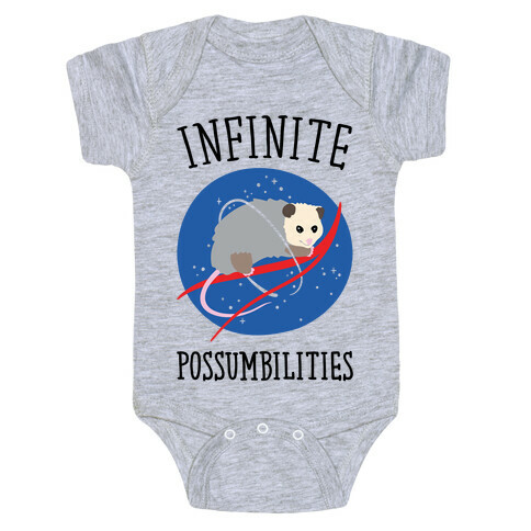 Infinite Possumbilities Parody Baby One-Piece