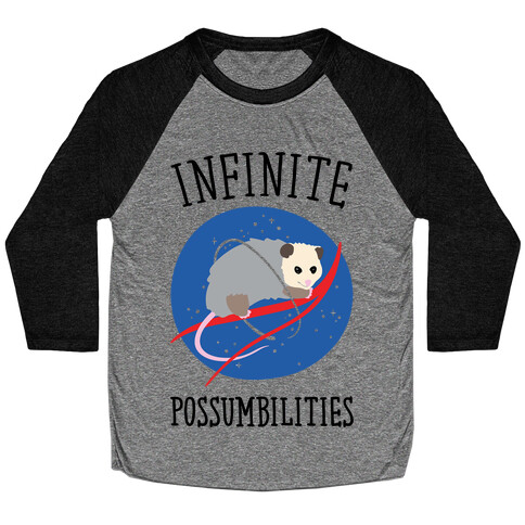 Infinite Possumbilities Parody Baseball Tee